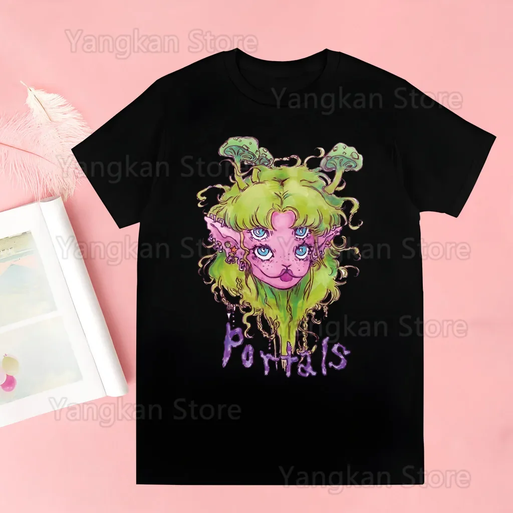 Melanie Martinez Portal T Shirt Women 90s Graphic T-shirt Harajuku Tops Tee Cute Short Sleeve Tshirt Female Tshirts