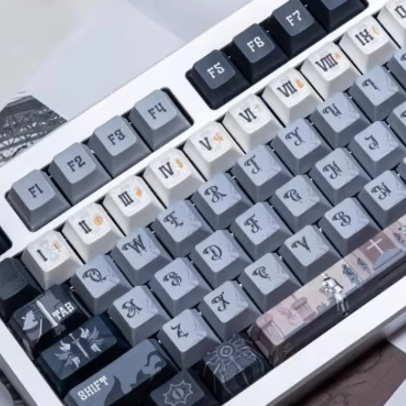 

Набор кастомных PBT-кейкапов с тематикой средневековой астрологии, сублимационная печать, профиль Cherry, для механических клавиатур