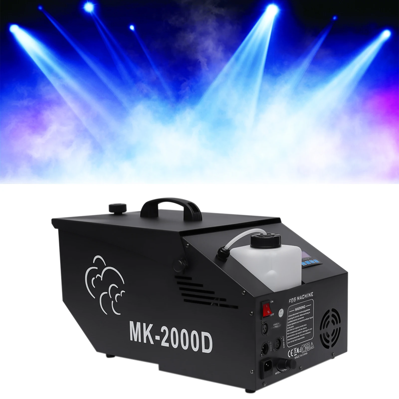 Low-Lying Fog Machine Wedding Stage Smoke Effect DMX Dry Ice Fogger 860-1076ft²