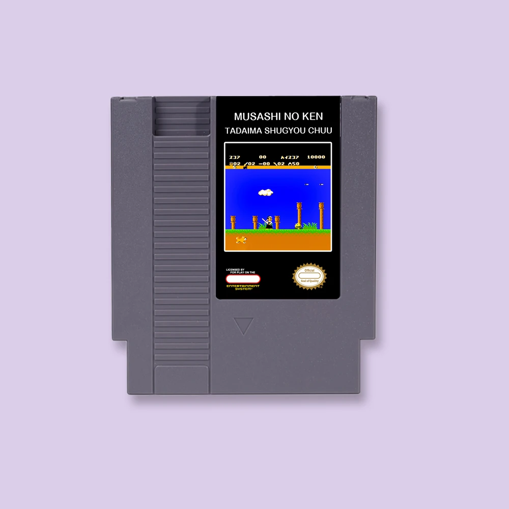 

Musashi no Ken - Tadaima Shugyou Chuu Game Cartridge Action Game For NES 8Bit 72PIN Consoles Game Card