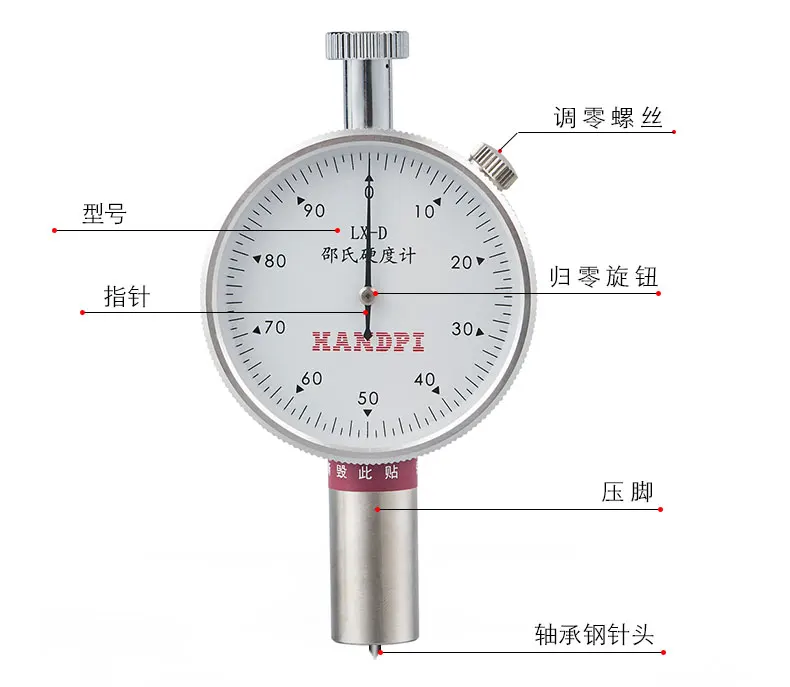 

Edburgh hardness tester lx-a Shore hardness tester lx-d rubber sponge type a portable hardness tester