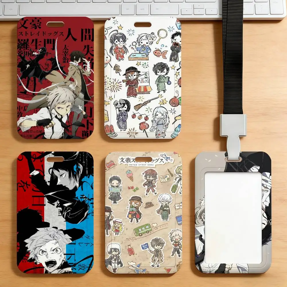 

Картхолдер с изображением персонажей аниме B-Bungou Stray Dogs, стильный, для студенческих карт, проездных на общественный транспорт и метро.