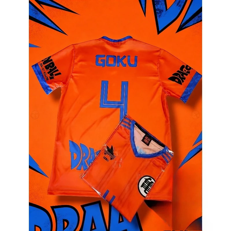 Summer 2026 Hot Selling Men's Sports Jerseys T-shirt Japanese Dragon Ball Anime Printed T-shirt Breathable and Quick Drying