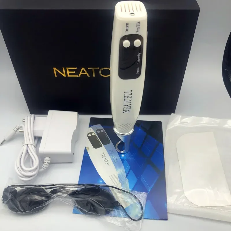 Neatcell Handheld Picosecond Laser Pen Blue Light Therapy Skin Tag Scar Freckle Mole Laser Tattoo Removal Machine LCD Plasma Pen