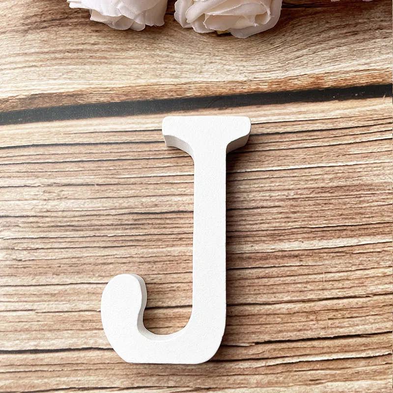 Weiße DIY-Hauptstadt-Holzbuchstaben-Dekore für Zuhause, Wand, Party, Basteln, Bildung, Projekte, Herstellung von Zubehör, personalisiertes Namensdesign – Detail 11