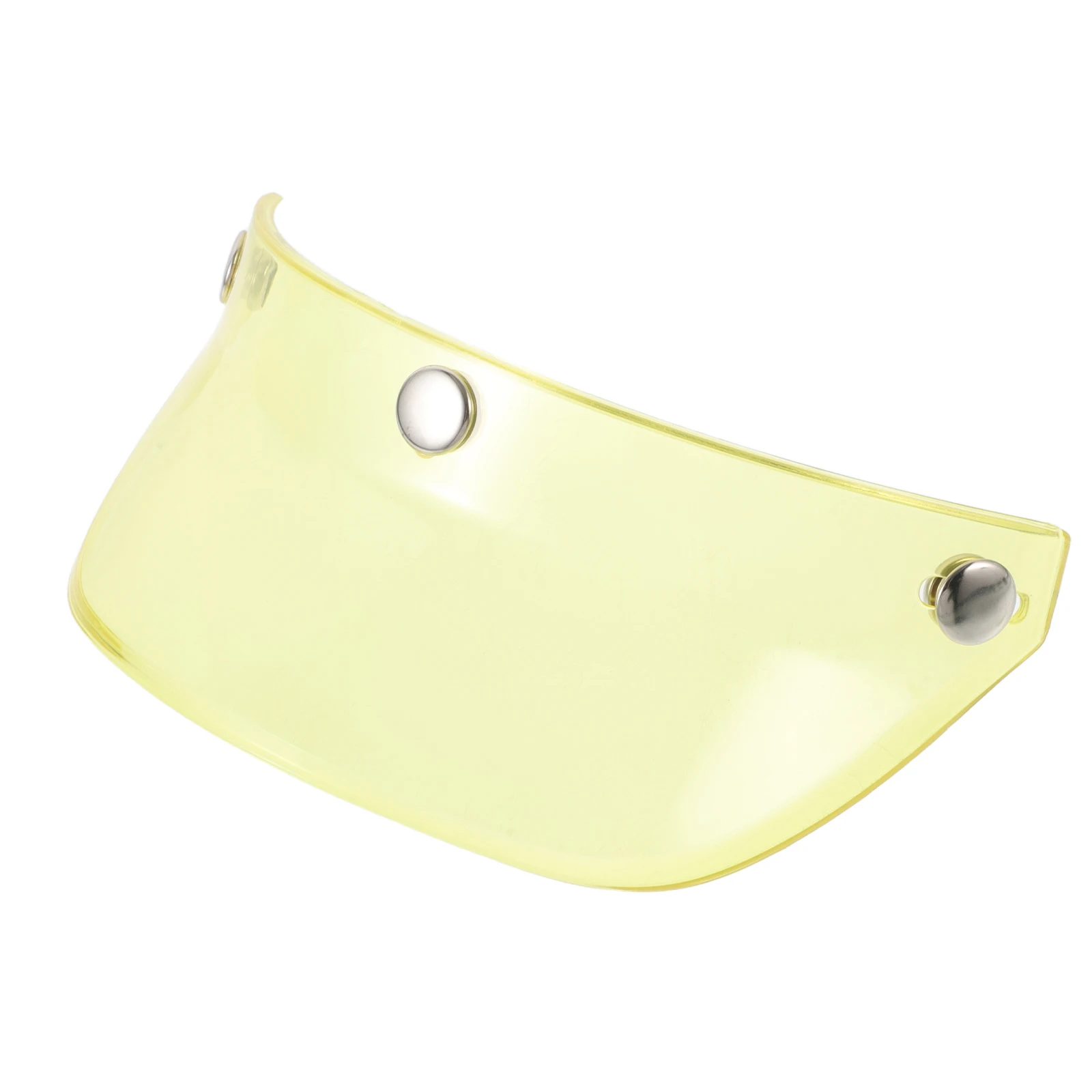 

Retro Motorcycle Visor Replacement 3 Snap Button Sun Shield Lightweight Compact Design For Motorbike Half Helmets Cycling