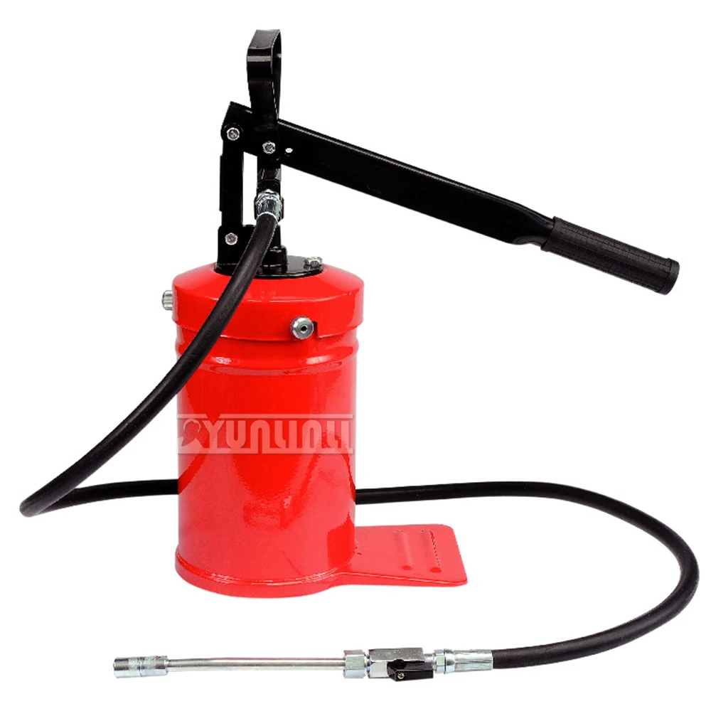 

4kg Capacity Manual Grease Gun High-pressure Pumping Grease Gun Flexible Greasing Injection Heavy Duty Maintenance Tools