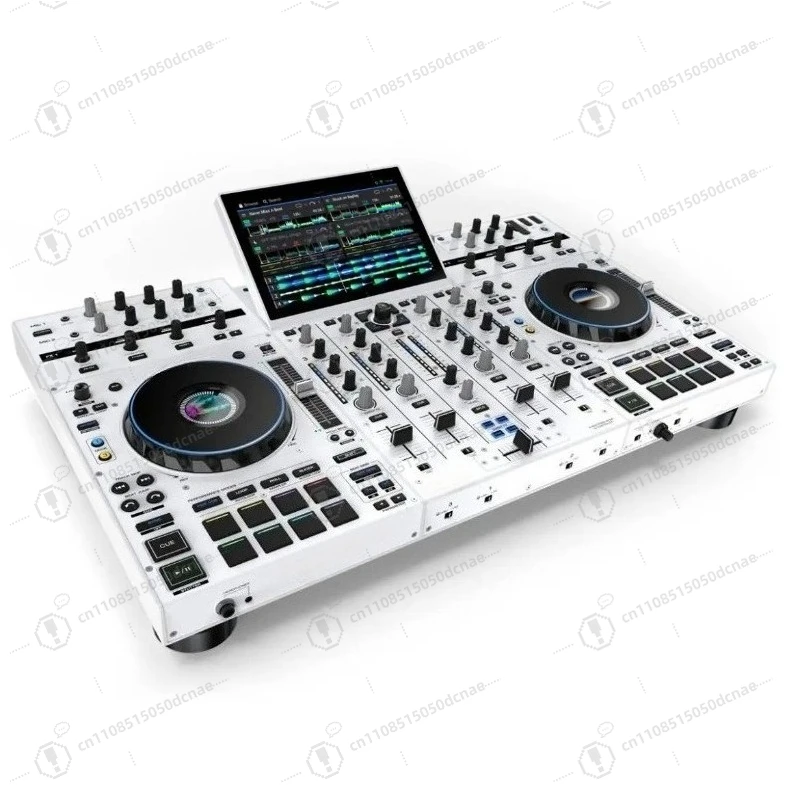 New Professional DJ Mixing Console, High Performance 4-Deck Control Design, Portable Audio Equipment for Party and Stage Use