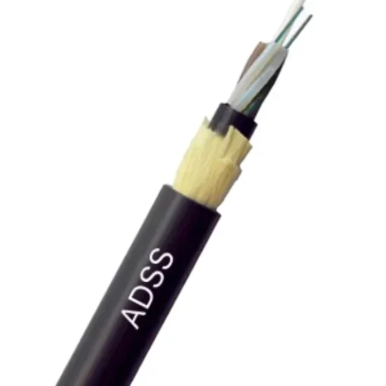 

2025 горячая распродажа, уличная куртка из двойного полиэтилена HDPE ADSS Fibra Optica ADSS, самосодерживающаяся антенна, оптоволоконный кабель, 50 м, разпан G652D 24
