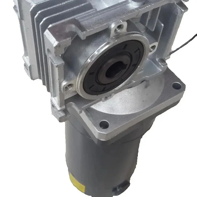 250W DC12V/24V/48V/90V/110V/220V DC Motor With RV30/RV40/RV50 Turbo Reducer 90 Degrees Hollow Shaft Worm Gear Reducer