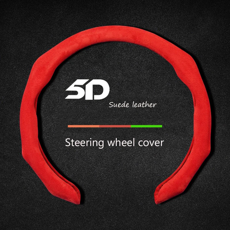 Suede Non-slip Car Steering Wheel Cover For Tesla Model 3 Highland 2025 Model X Model Y Juniper mini 2026 Interior Accessories