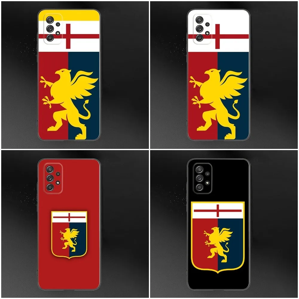 

G-Genoa Phone Case For Samsung S24,S23,S22,S21,S20,S10,S10E,S9 Plus FE Note 20 Ultra 10,9 Plus Black