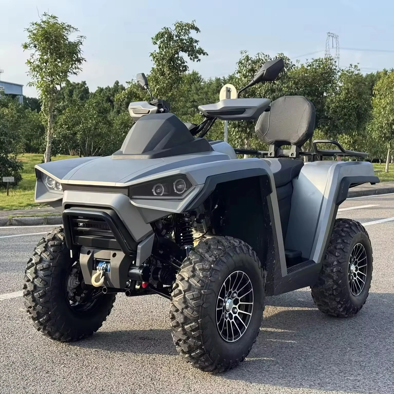 Powerful 600cc EFI Quad Bike ATV 4x4 All Terrain Vehicle Off-Road Four Wheeler for Desert and Mountain Trail