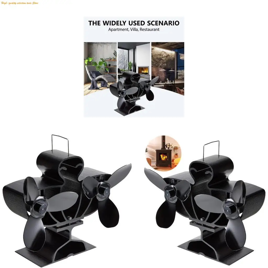 203F توفير الطاقة ، مروحة المواقد ذات الحرارة المزدوجة ، مروحة موقد تعمل بالحرارة.