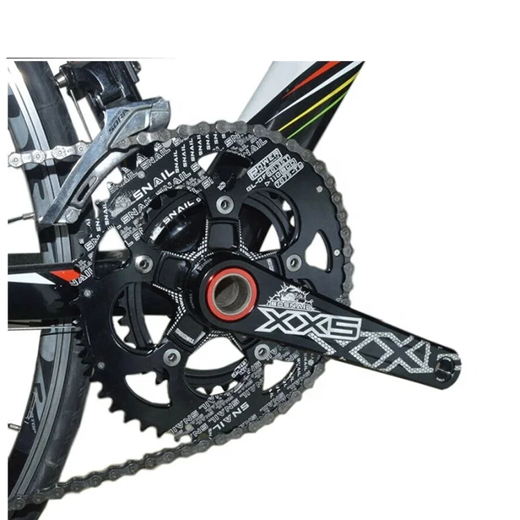 Prowheel 170mm Ultralight Aluminum Crankset, 110BCD Crank Arm, For MTB & Road Bikes