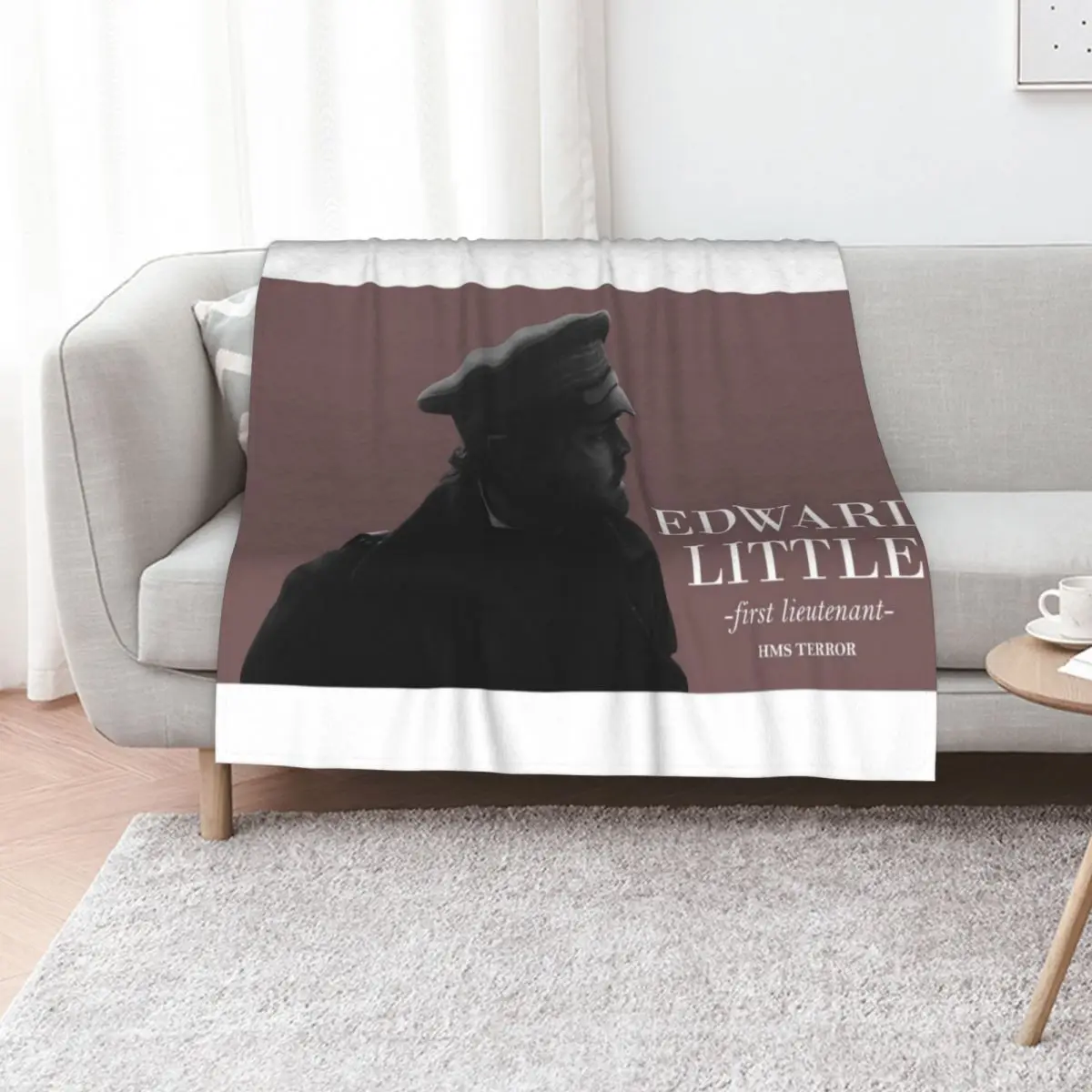 

The Terror: The Chain Of Command- Edward Little Throw Blanket decorative bed plaid Decorative Beds Decorative Throw Blankets