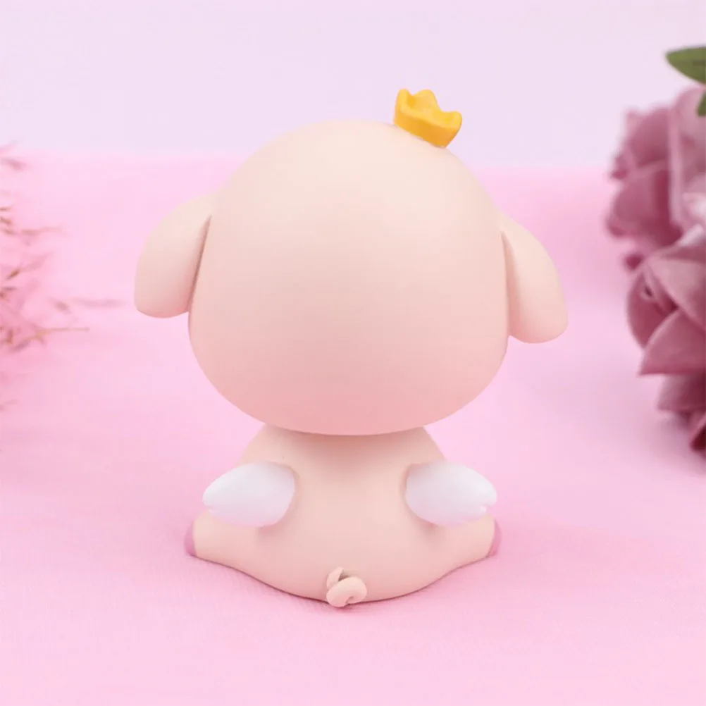 Фигурка свиньи для стола Колеблющийся декоративный аксессуар для дома и офиса