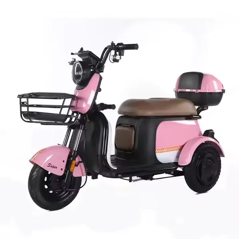 STROVAN High Quality 800W Three-Wheel Electric Pedicab Convenient Reliable Tricycle 60VMotor Aluminium Material EEC for