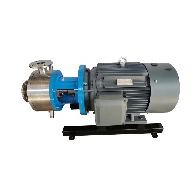

Pipeline type single three-stage high-shear homogeneous emulsification pump, silica carbon black new