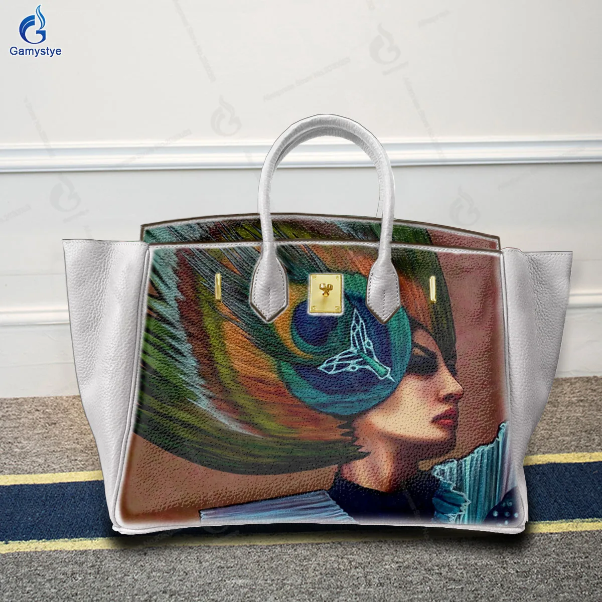 

Women Bags Top-Handle Bags Cross Body Bags Bolsas Marcas Peacock-shaped Art Avatar 100% Real Cowhide Leather Street Artisc Hand