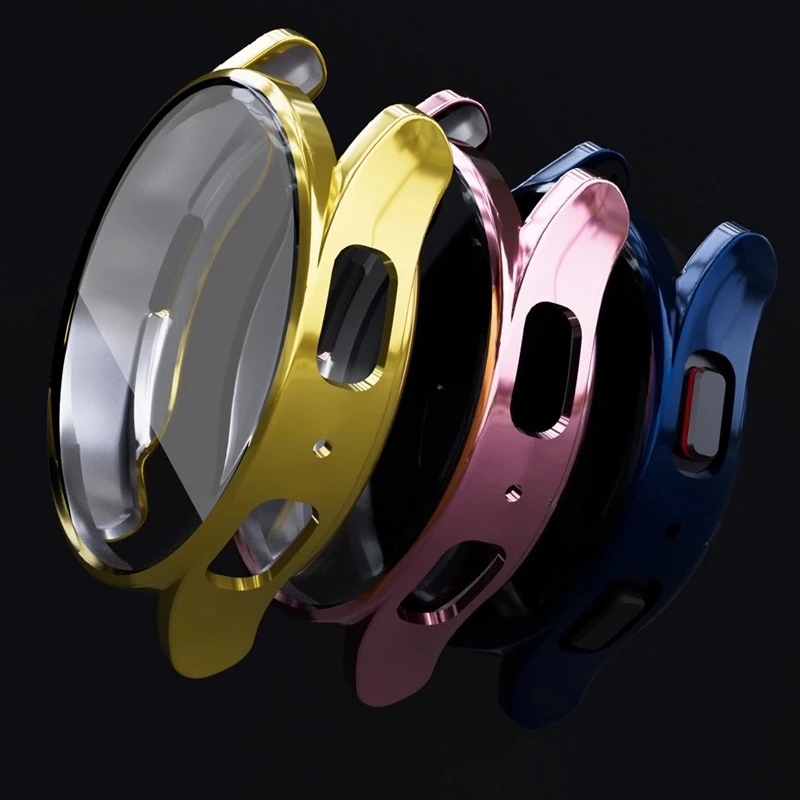 Protector Case For Samsung Galaxy Watch 7 4 5 6 40mm 44mm Cover Coverage Silicone TPU Bumper Screen Protective Full Accessories