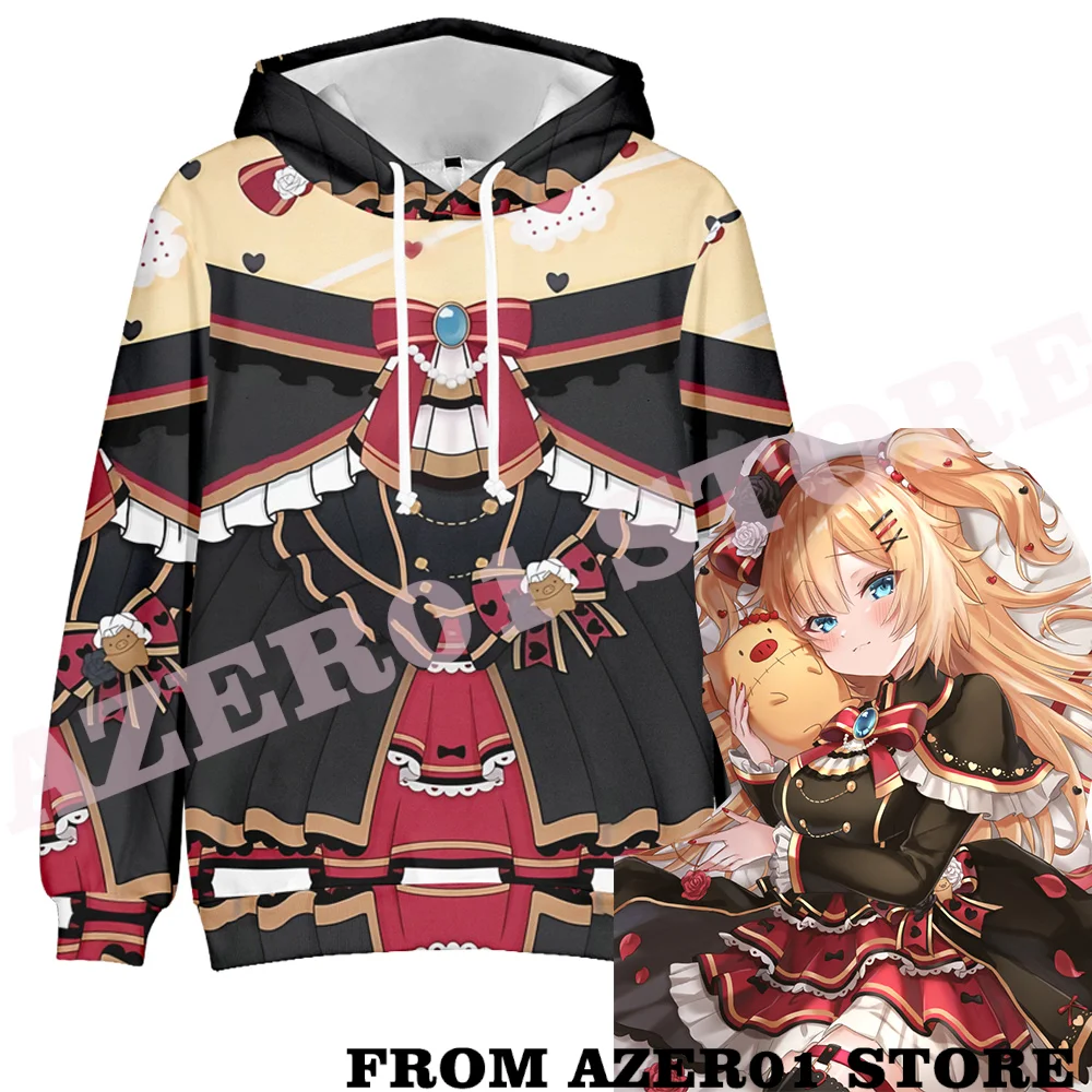 HOLOLIVE VTuber Akai Haato Merch Cosplay Hoodies Winer Suit Hoodie Sportswear Hooded Kawaii Women/Men hooded Sweatshirt