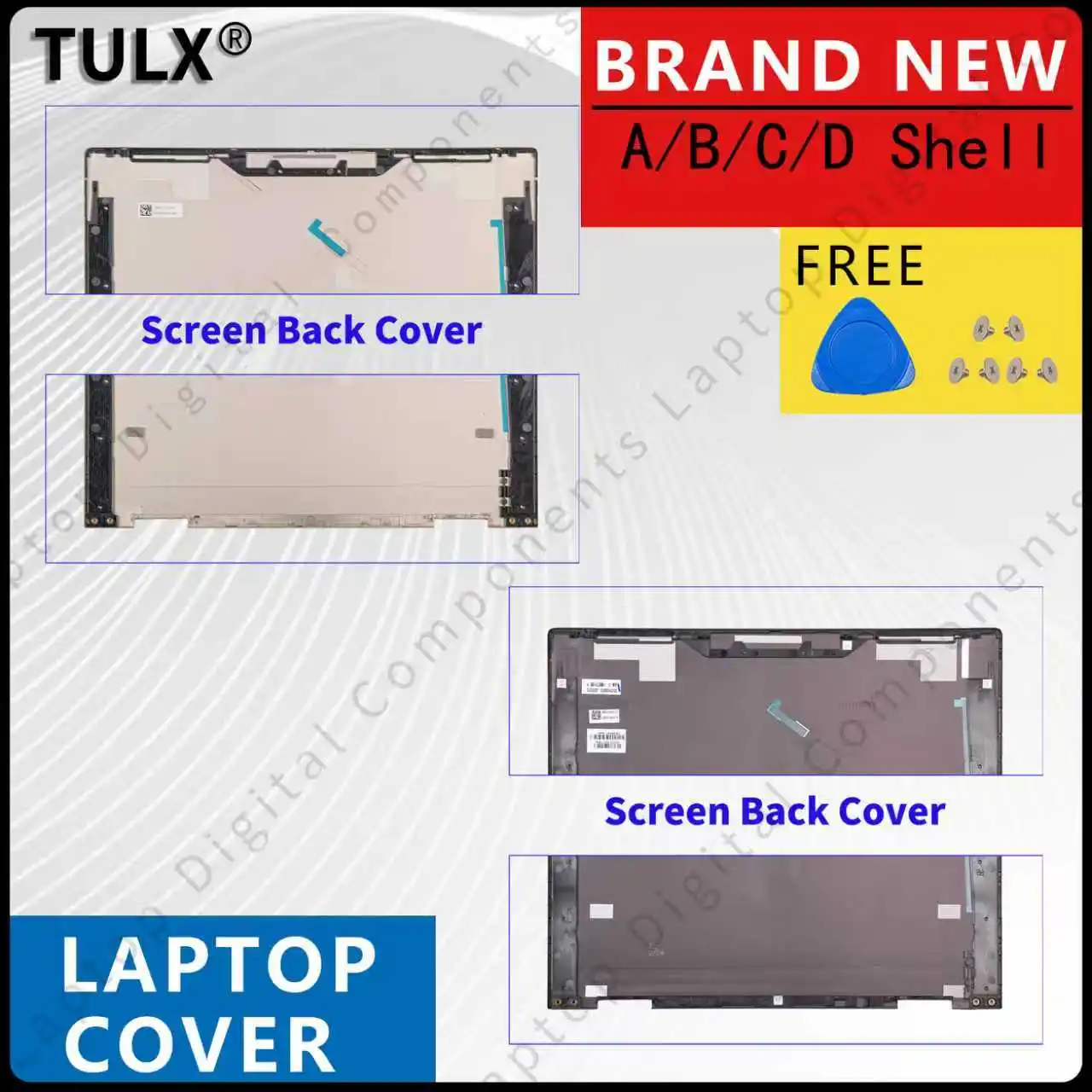 

Новый корпус для ноутбука ENVY X360 13-AY 13Z-AY TPN-C147, сменная задняя крышка ЖК-дисплея золотого/коричневого цвета