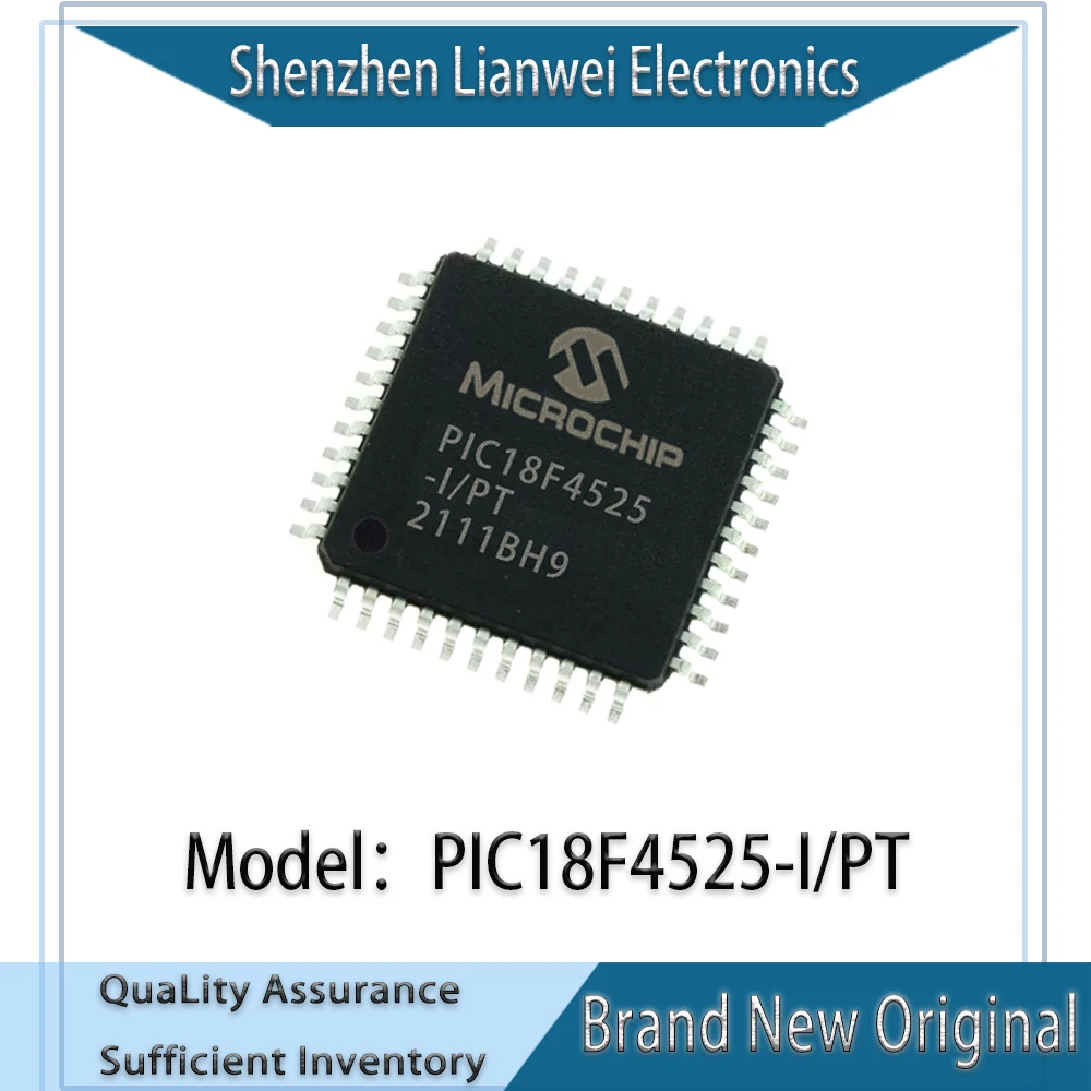 

100% New Original PIC18F4525-I/PT PIC18F4525 IC MCU Chipset TQFP-44