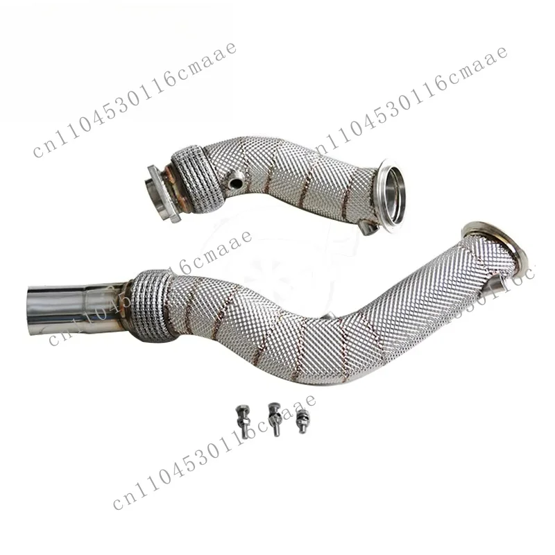 S55 F80 F82 M3 M4 Exhaust downspout with heat shield