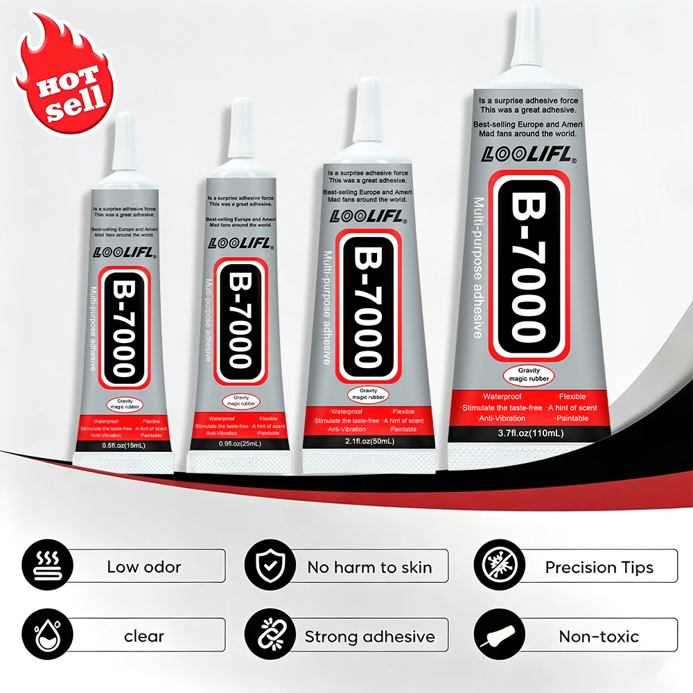Multi-Purpose Adhesive Glue Clear Strong Glue for Phone Screen Repair  DIY  Jewelry  Rhinestone Crafts Waterproof Flexible Glue