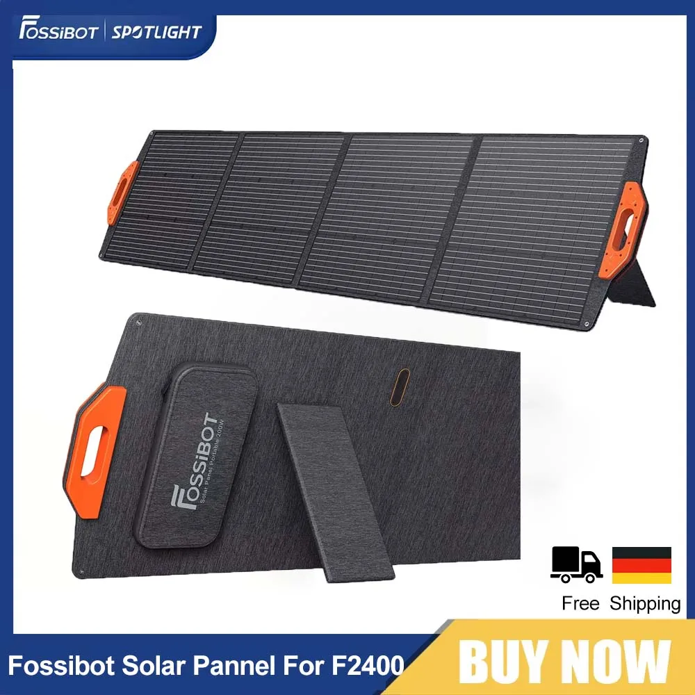 FOSSiBOT 200/420W Solar Pannel For F2400 Portable Power Station