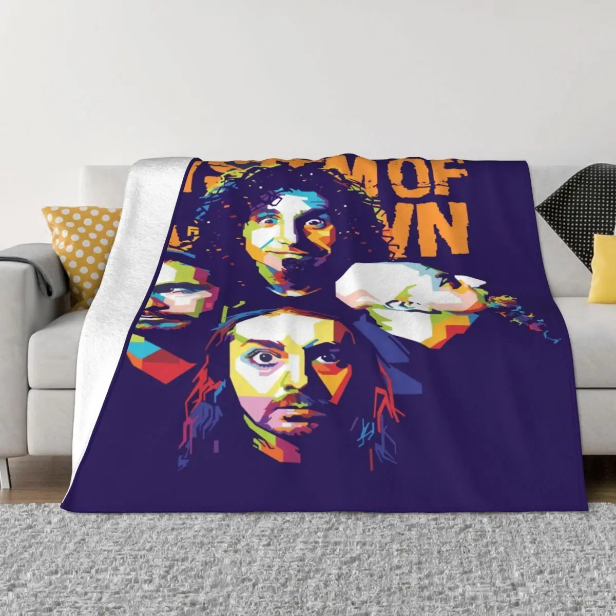 System Of A Down 1206 Anime Winter Blankets Blankets & Throws Throw Blanket