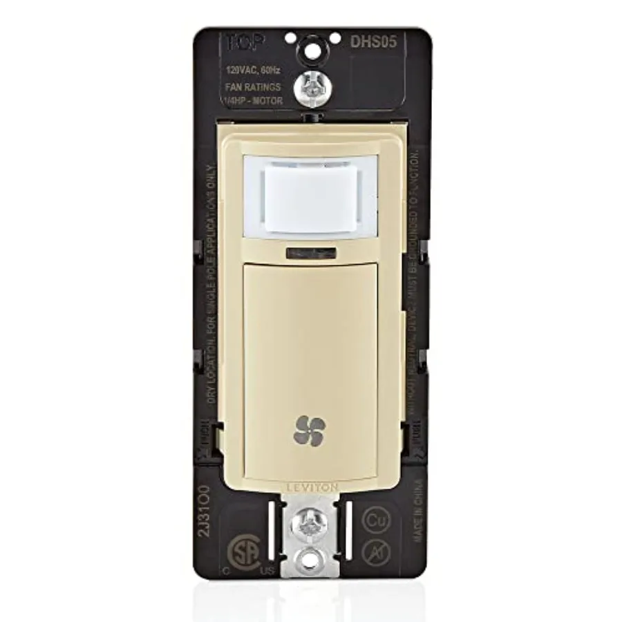 

Датчик влажности для вытяжного вентилятора в ванной комнате: автоматизация вентиляции, контроль циркуляции воздуха, контроль влажности, ¼ л.с., однополюсный, DHS05-1L