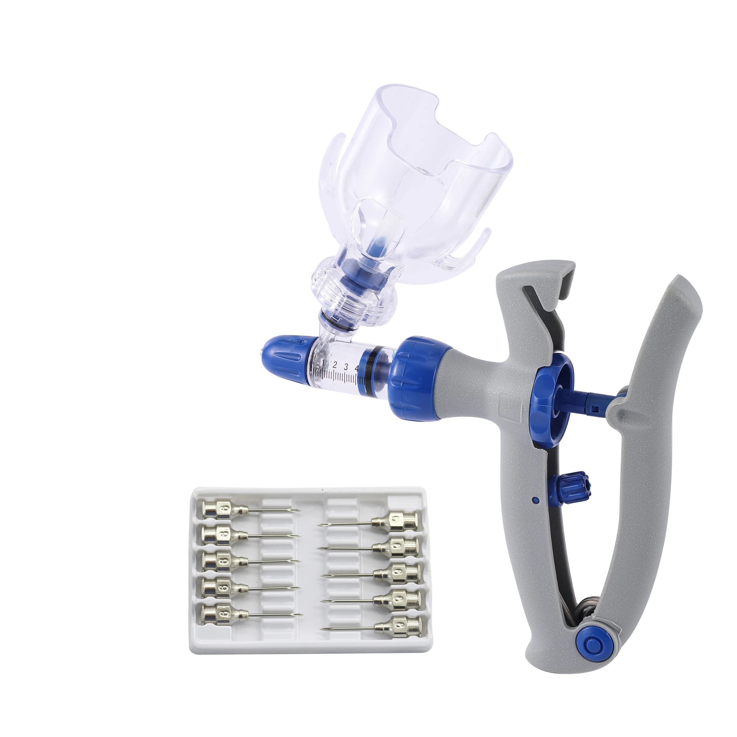 2ml/5ml/10ml Automatic Veterinary Continuous Syringe Animals Chicken Pig Sheep Cow Injection rabbit syringe needle