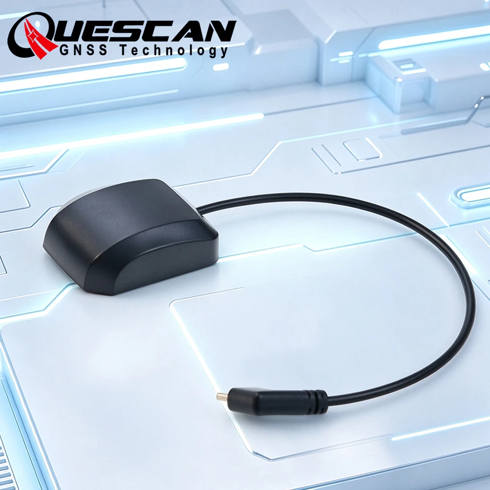 QUESCAN Android USB Type C GPS GNSS Module ublox M8 M9 USB GPS GLONASS Galileo BeiDou Antenna Receiver Native USB CDC-ACM NMEA