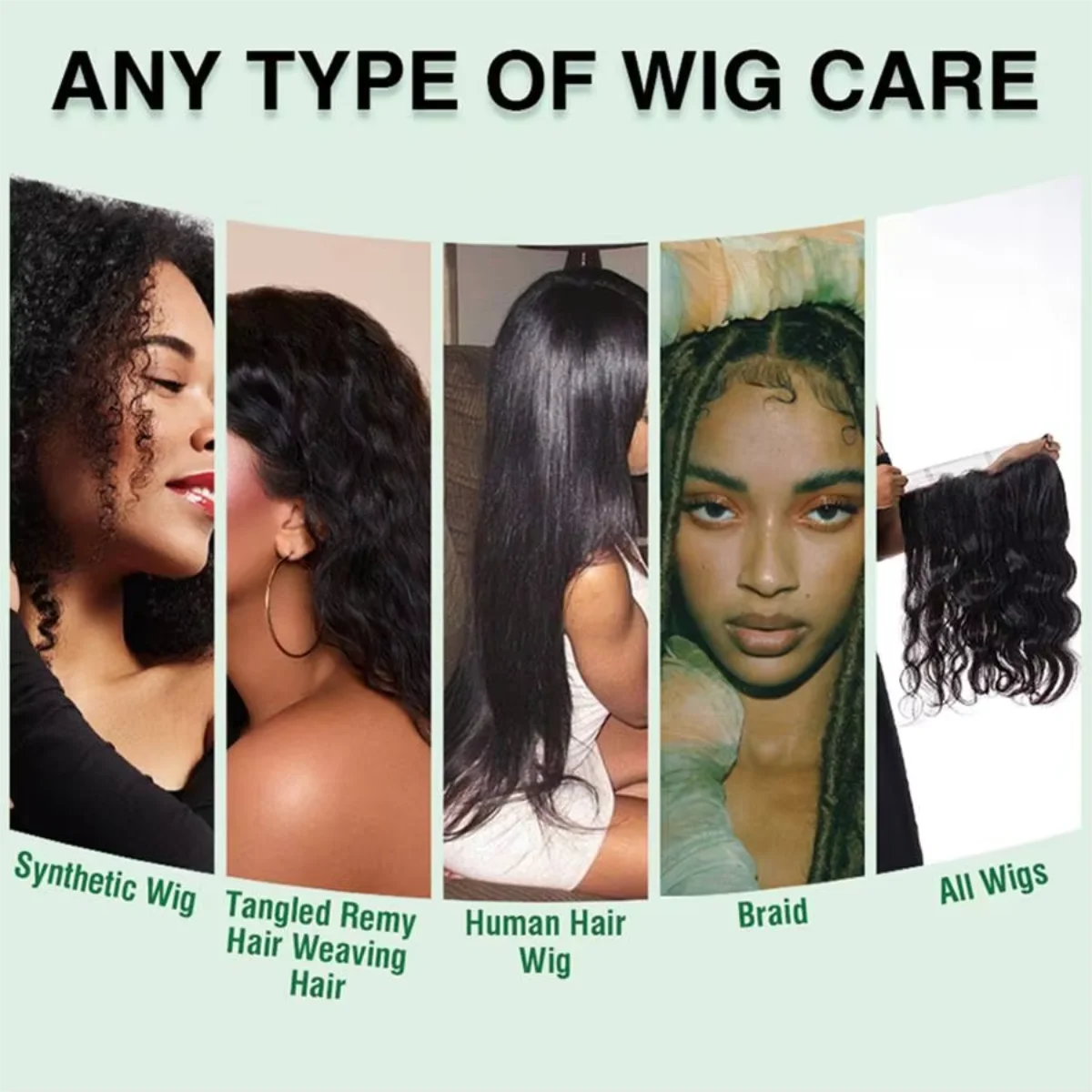 GOIPLE Wig Milk Spray Moisturizing Hair Spray for Wig Synthetic Hair Prevent Frizz Leave-in Conditioner for Smooth and Shine Wig