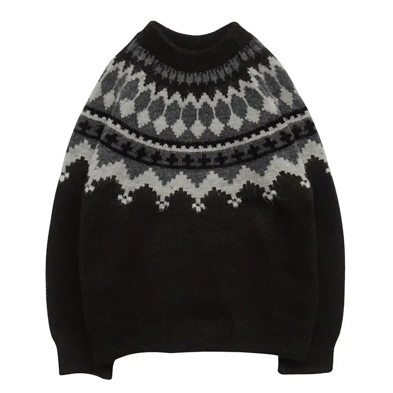 

Ladies Pullover Sweater Long Sleeves Cute and Sweet Fashion Women Casual Chic Trendy Street Coat All-match Warmth