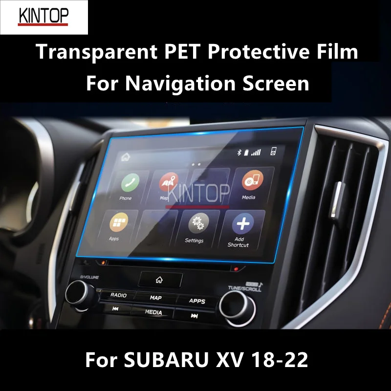 

For SUBARU XV 18-22 Navigation Screen Transparent PET Protective Film Anti-scratch Accessories Refit