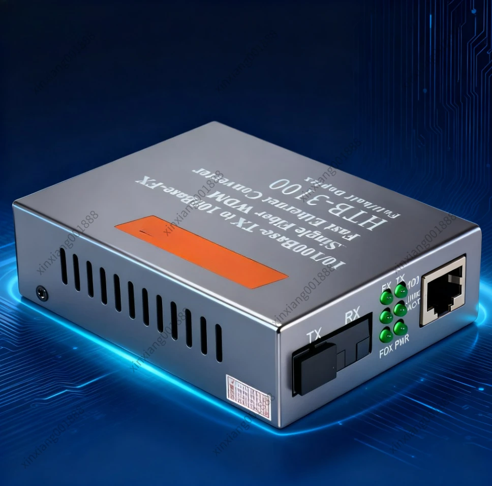 For NetLINK HTB-3100AB 10/100M Single-mode Single-fiber Transceiver, 100M Optical and Electrical Media Converter