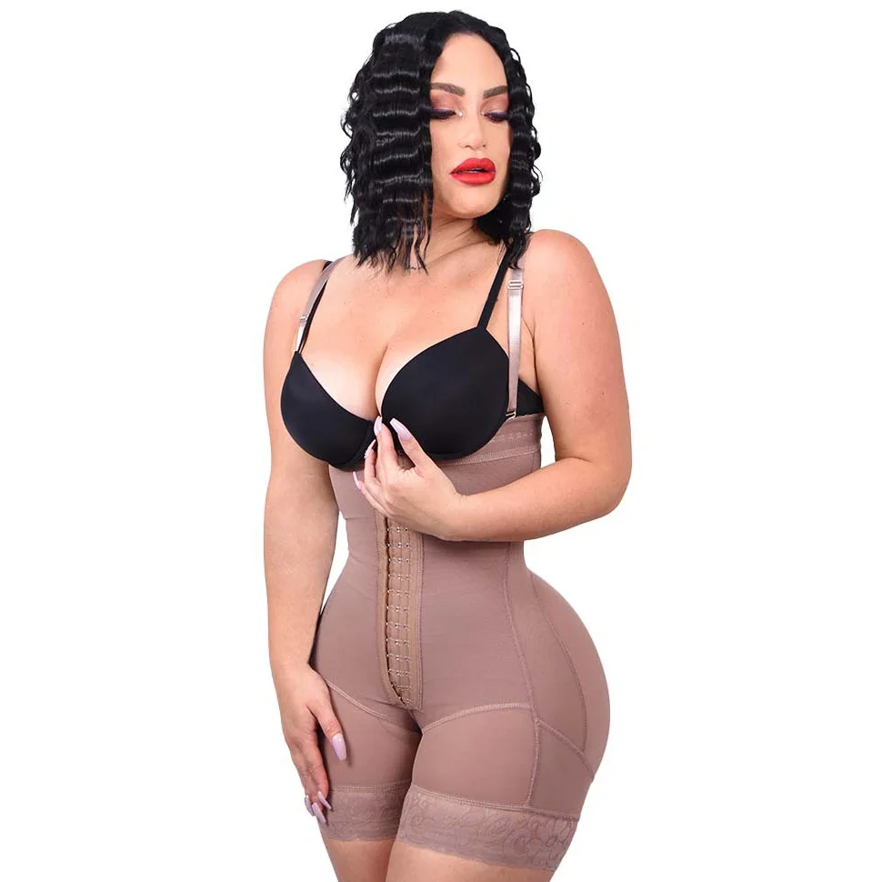 

Shapewear for Women Tummy Control Body Shaper Butt Lifter Thigh Slimming Plus Size with Zipper