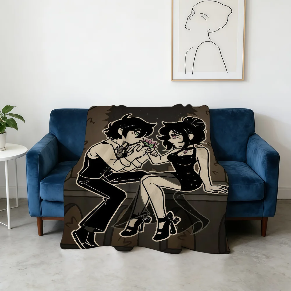 The Coffin of A-Andy and L-Leyley Blanket Flannel Warm Soft Throw Blanket For Room Sofa Childish Birthday Gifts