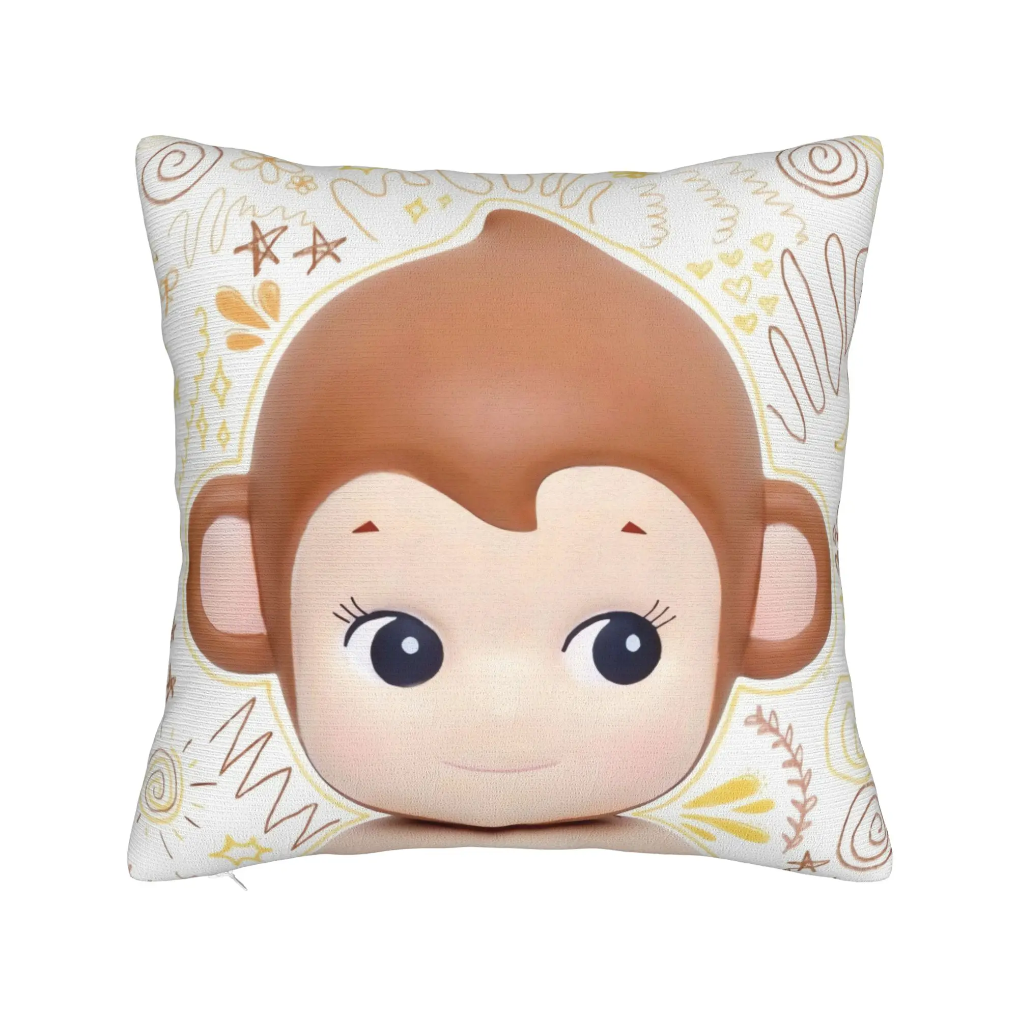 Lovely Sonnys Pillow Cover Fruit Angels Various Comfy Cushion Cover Kawaii Pillow Case For Living Room Sofa