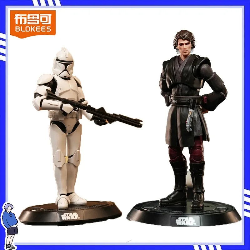 Kits de modèles originaux Blokees Star Wars Champion Class - Anakin Skywalker (Revenge of The Sith), figurines d'action, jouets à collectionner, cadeaux