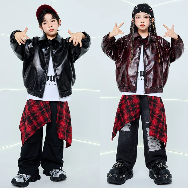 

Детская крутая уличная одежда, наряды для танцевального фестиваля в стиле хип-хоп для мальчиков, костюмы для джазовых танцев для девочек, детские костюмы для бальных танцев, SL14639