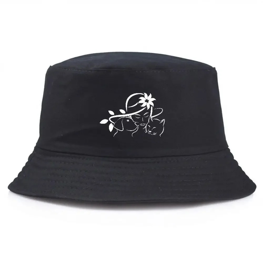 

Summer Fisherman Bucket Hat Fishing Hat With Cute Pattern - Casual Outdoor Summer Caps For Men Women