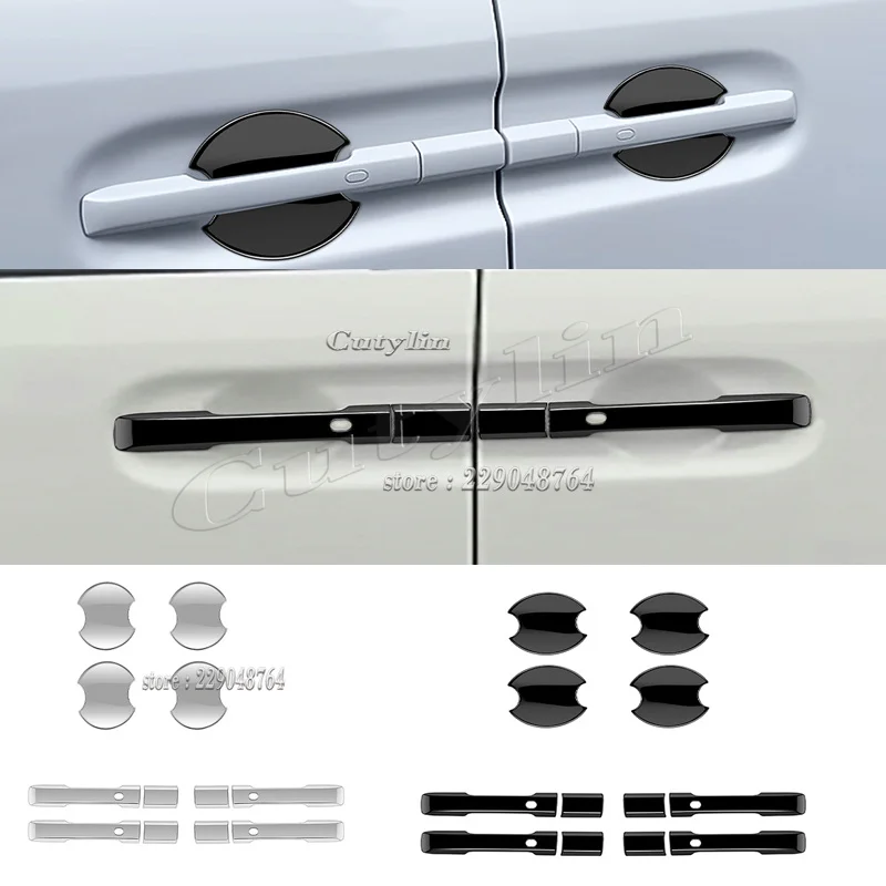 RHD For BYD RACCO 2026 2027 ABS Car Outer Door Handle Cover Door Bowl Anti‑Scratch Protector Sticker car Styling Accessories