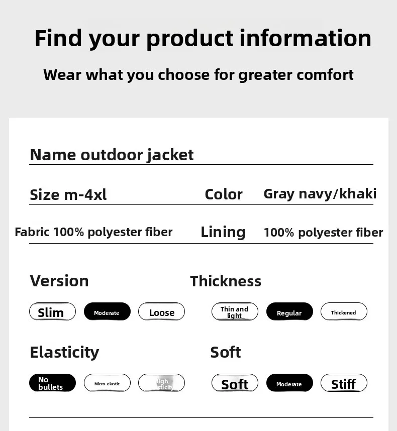 Outdoor-Windjacken, Hardshell, für Damen und Herren, zum Angeln, für Mode, Radfahren, Sport, Skifahren, Reisen, Freizeit, winddichte Jacken – Detail 3