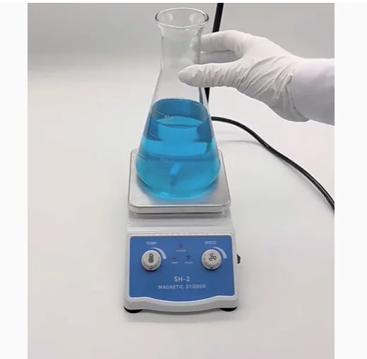 Small electric vertical paint mixer SH-2 magnetic stirrer heating stepless speed control laboratory