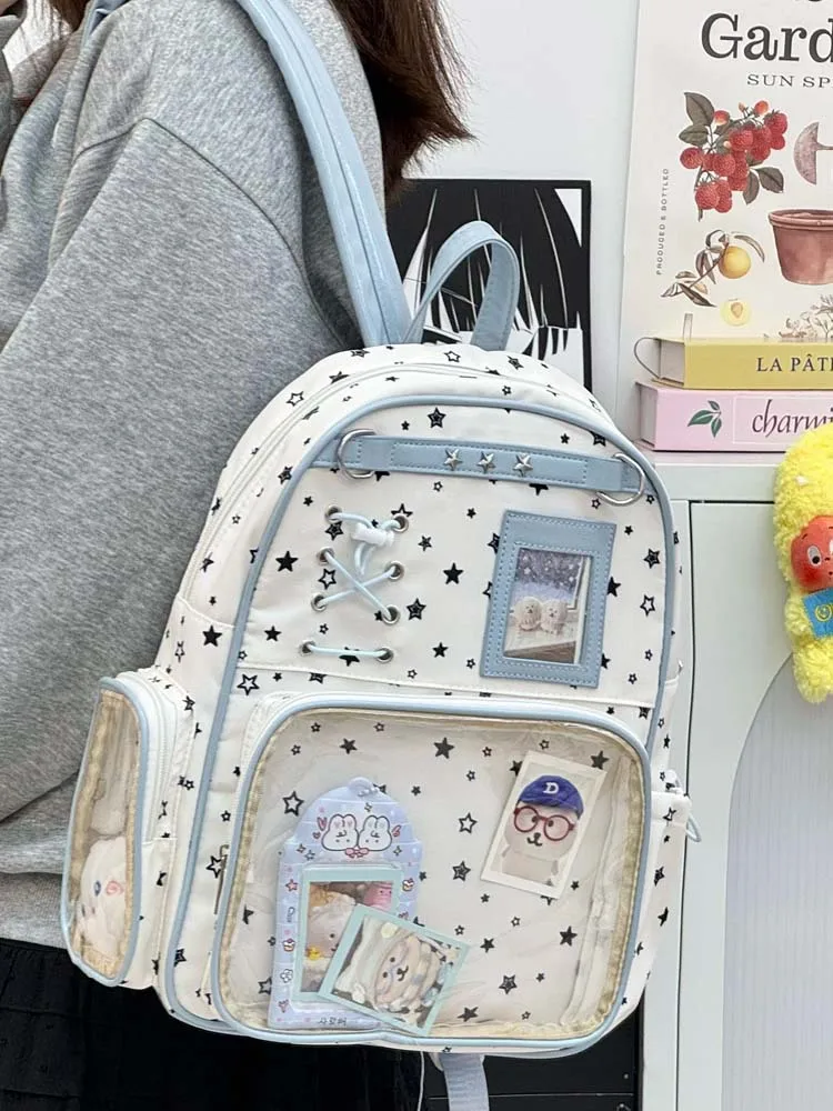 Kawaii Starry Harajuku Pastel Ita Backpack