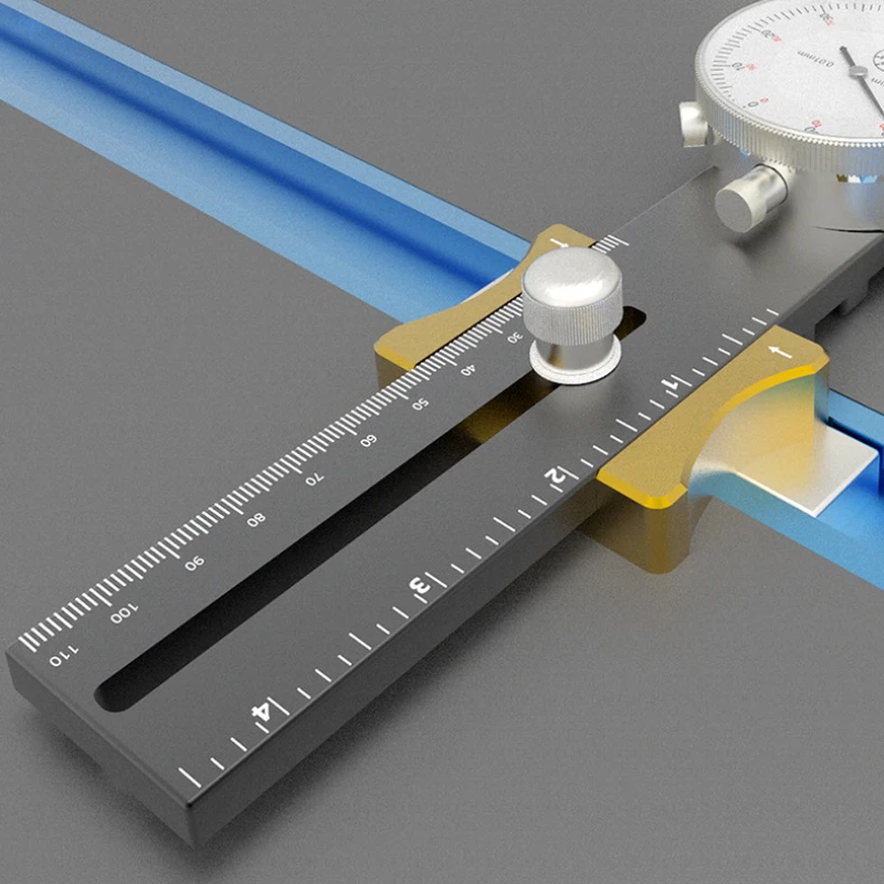 Dial Indicator Table Saw Gauge A-Line It Basic Kit - Table Saw Blade Parallelism Corrector for Woodworking Aligning Calibrating